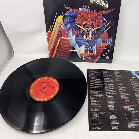 Judas PRIEST Defenders of the Faith 1984 1st Press US LP Vinyl Record Album LP - Picture 4 of 8